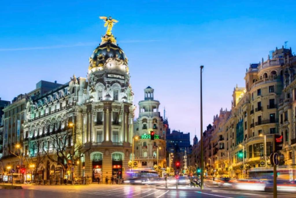 New Quiet Apartment Free Wifi In Gran Via Downtown Madrid Exterior foto