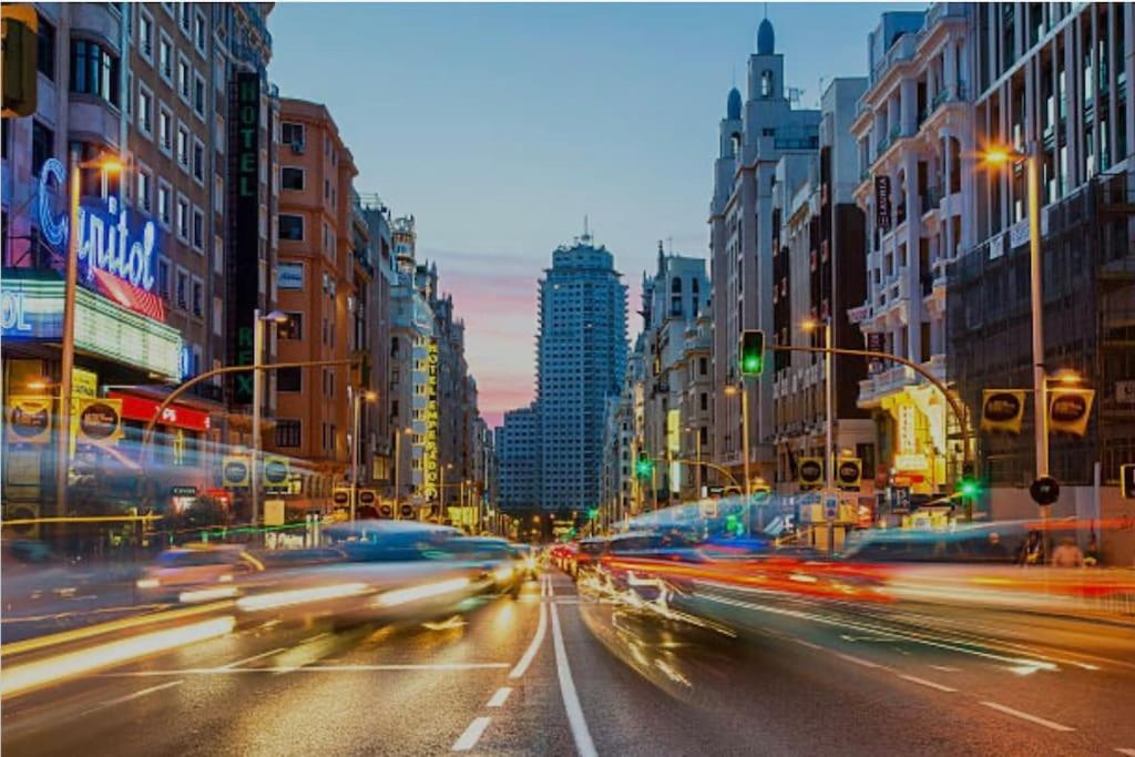 New Quiet Apartment Free Wifi In Gran Via Downtown Madrid Exterior foto